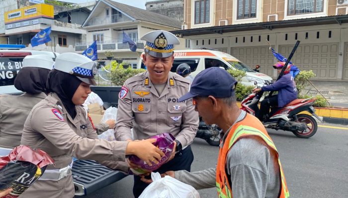Ditlantas Polda Babel Gelar Jumat Berkah