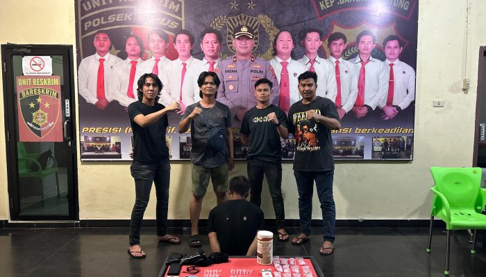 Terduga Pengedar Sabu Ditangkap di Air Gantang