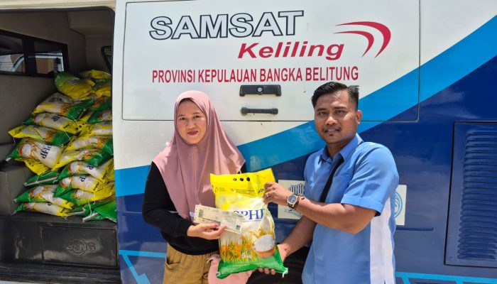 UPT Bakuda Bersama Cabdindik Babar Bagikan 2 Ton Beras