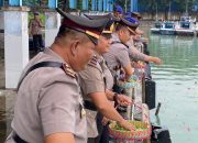 Wakapolres Pimpin Upacara Tabur Bunga