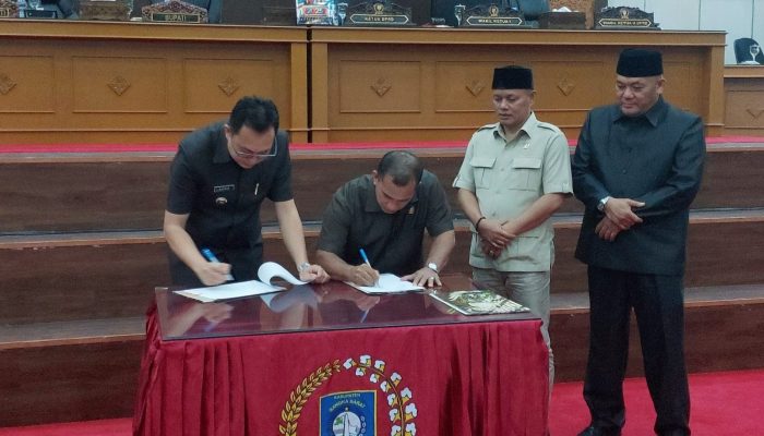 DPRD Setujui Raperda APBD Tahun 2026