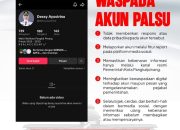 Akun TikTok Palsu Catut Nama Dessy Ayutrisna
