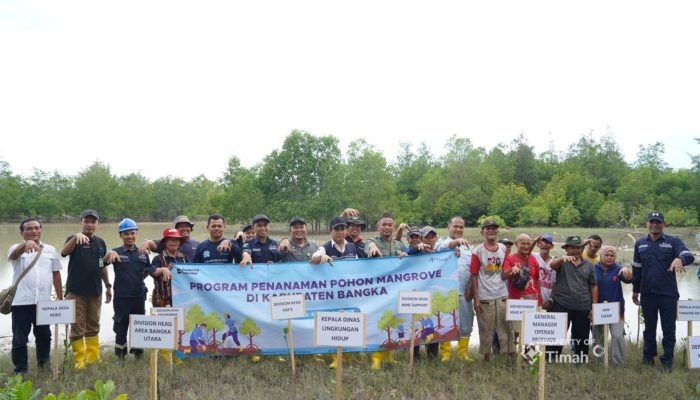 5000 Bibit Mangrove Hijaukan Pantai Takari