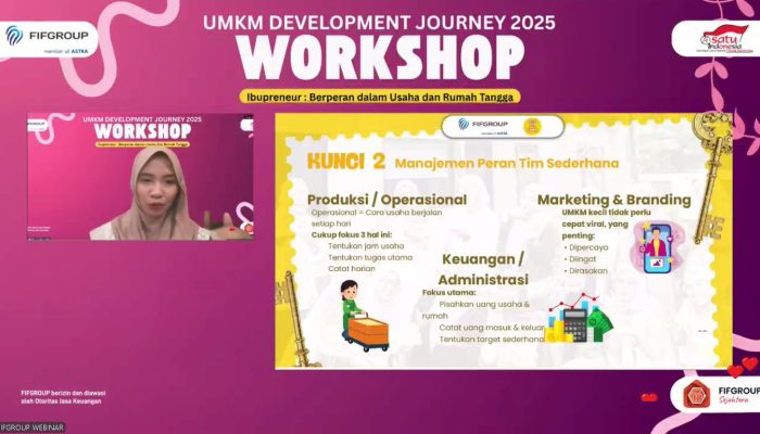 FIFGROUP Apresiasi Peran UMKM Perempuan Binaan dalam Mengembangkan Usaha dari Rumah