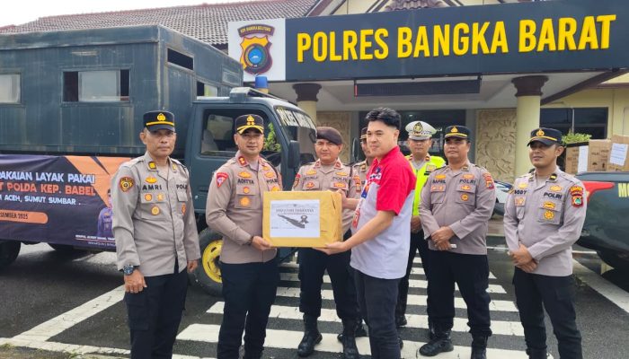 Bantuan Kemanusiaan Dari Bangka Barat Dikirim ke Aceh, Sumut, dan Sumbar