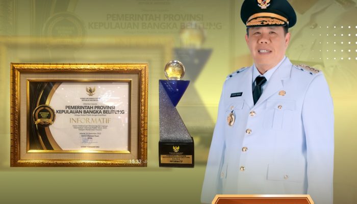 Pemprov Babel Terima Anugerah Keterbukaan Informasi