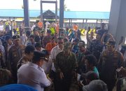 Forkopimda Pantauan Arus Mudik di Tanjung Kalian