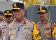 Dampingi Kapolda Babel, Kapolres Pastikan Kesiapan Pengamanan Pelabuhan Tanjung Kalian