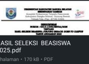 Ini Hasil Seleksi Beasiswa Junjung Besaoh Goes to Campus 2025