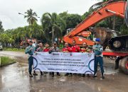 PT TIMAH-TNI AL Kirim 5 Unit Alat Berat untuk Pemulihan Pascabencana di Sumatera
