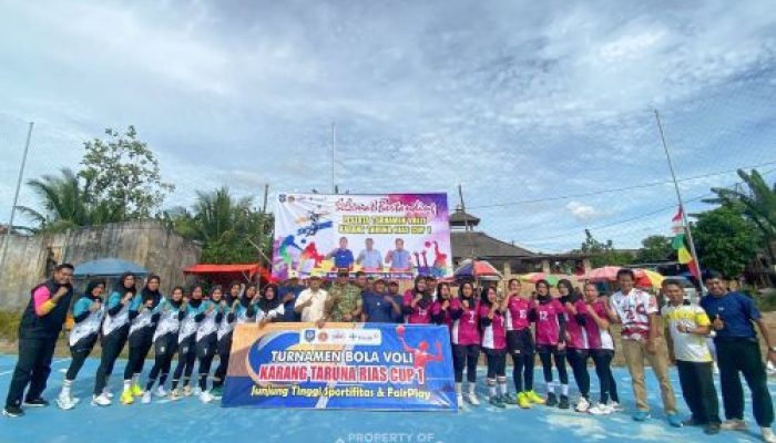 PT TIMAH Support Turnamen Voli Karang Taruna Rias Cup I