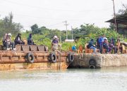 Galangan DOK Air Kantung Dipenuhi Ratusan Angler Karyawan PT TIMAH