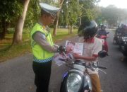 Pengendara Kaget Dikejar Polisi Lalu Lantas, Ternyata Karena Ini