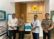 Kunjungi Kantor PLN Rayon Mentok, Kapolres Pastikan Keamanan Pasokan Listrik
