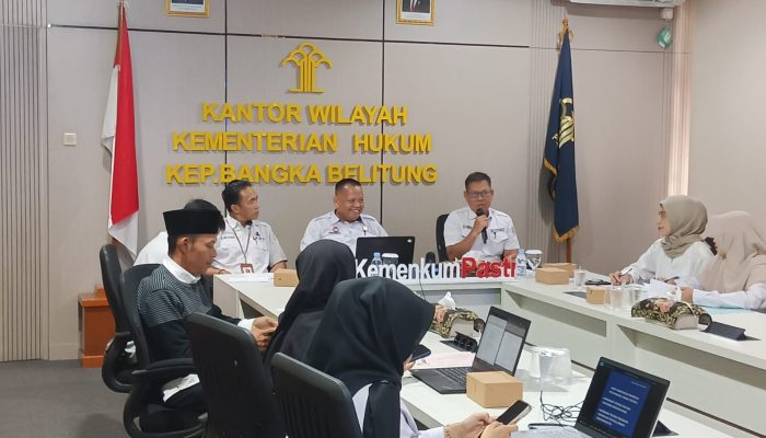 Rapat Harmonisasi Raperkada di Kanwil Kemenkum