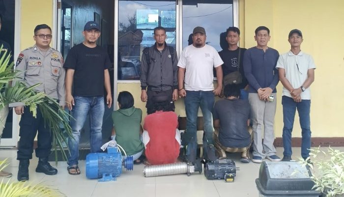 Mesin Jet Pump Rusunawa Hilang, Tiga Orang Diamankan Unit Reskrim Polsek Taman Sari