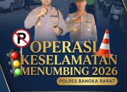 Operasi Keselamatan Menumbing 2026, Kapolres Imbau Warga Tertib Berlalu Lintas