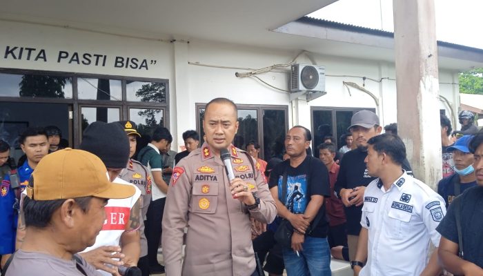 Polisi Redam Aksi Penambang Timah di HGU Perkebunan Sawit