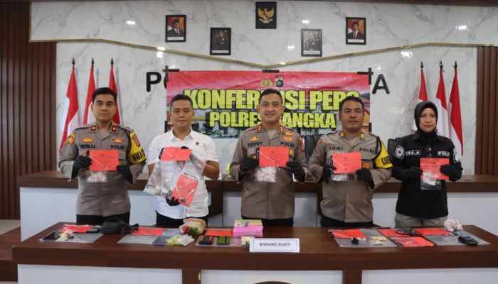 Selama Operasi Antik Menumbing 2026, Polres Bangka Ungkap Enam Kasus Narkotika