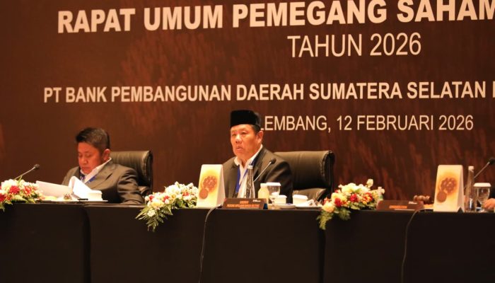 Hadiri RUPS dan RUPSLB Bank Sumsel Babel, Gubernur Dorong Transformasi dan Kebijakan Perbankan Pro-Daerah