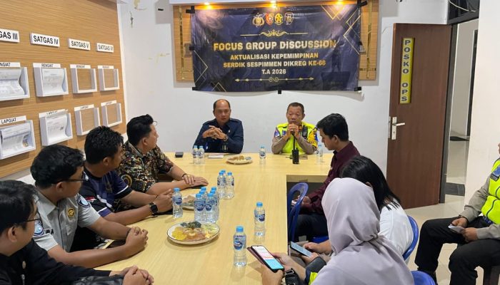 Gelar FGD di Polres Bangka, Serdik Sespimmen Polri Dorong Sistem Digitalisasi Gakkum di Bidang Lalu Lintas