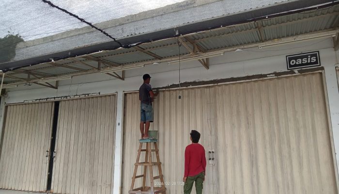 Rolling Door Eks Gerai Indomaret di Lahan Sitaan Kejagung, Diduga Diganti Tanpa Izin