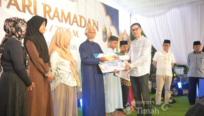 Marbot Masjid Terharu, Tak Menyangka Akan Terima Bantuan dari PT TIMAH