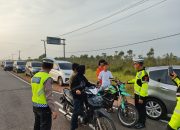 Antisipasi Balap Liar, Kapolres Bangka Pimpin Patroli