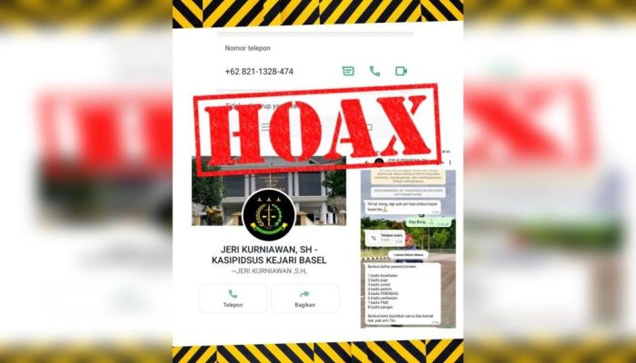 Pejabat Kejari Basel Tidak Pernah Minta-minta, Kasi Intel Pastikan Itu Penipuan