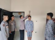 Pelajar Antusias Cek Tinggi Badan