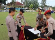 Kapolres Pimpin Sertijab Tiga Pejabat Utama
