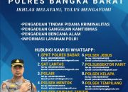 Antisipasi Arus Balik, Polres Babar Siapkan Layanan Pengaduan Via WhatsApp