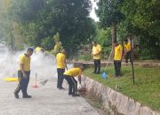 Kerja Bakti Bersih-bersih di Kawasan Hutan Kota