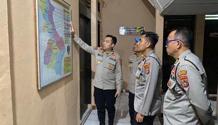 Wakapolres Bangka Cek Polsek Jajaran
