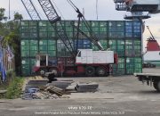 15 Kontainer Tertahan di Pangkal Balam