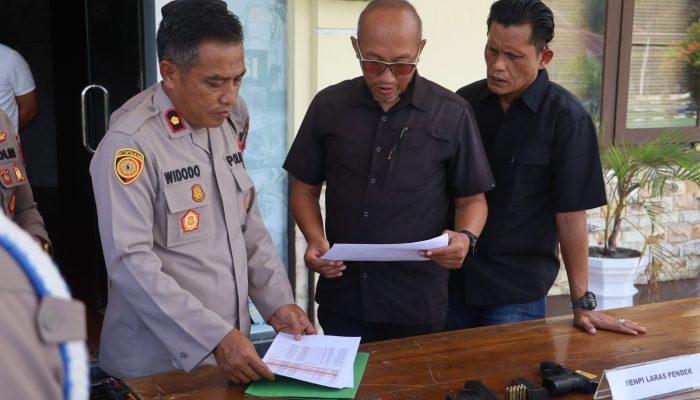 Senpi Personel Polres Bangka Tengah Diperiksa Bid Propam Polda