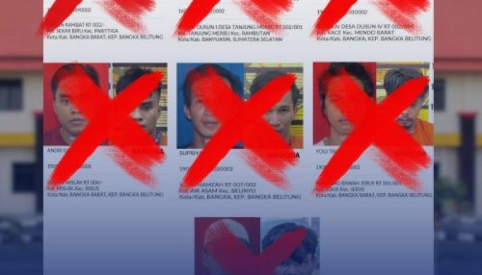 Pelarian 8 Tahanan Polres Bangka Berakhir