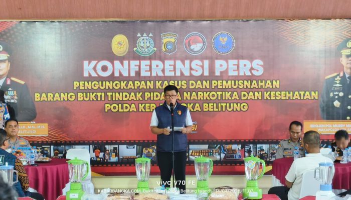 Ronald Laporkan Ungkap Kasus Narkotika Triwulan I 2026
