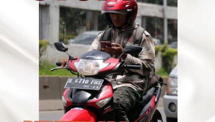 Demi Keselamatan Bersama, Stop Berkendara Sambil Main HP