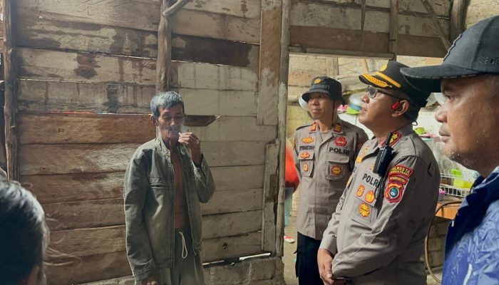 Kapolresta Tinjau Kondisi Warga Terdampak Cuaca Ekstrem