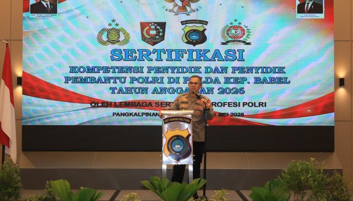 Sertifikasi Kompetensi, Cetak Penyidik yang Profesional dan Berintegritas