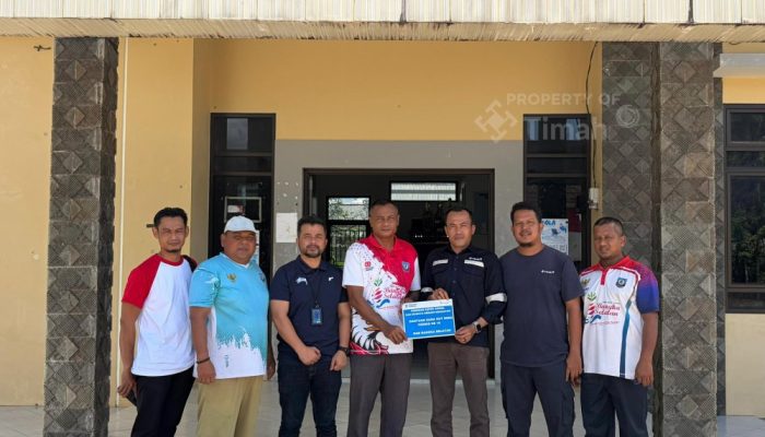 PT TIMAH Dukung Turnamen Voli dan Jalan Santai Warga