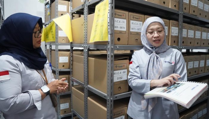 PT TIMAH Tingkatkan Tata Kelola Arsip Perusahaan