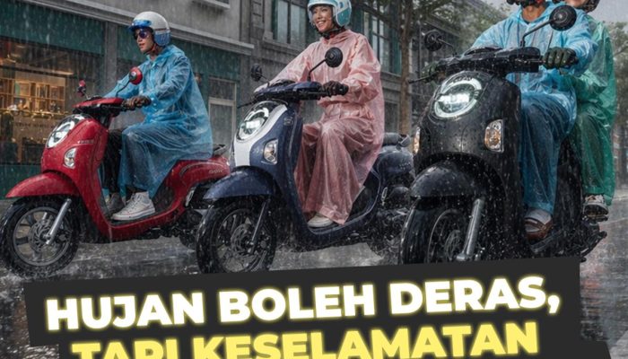 Pengendara Harus Lebih Waspada Saat Hujan Deras