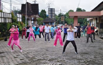 Juhaini Pimpin Senam Bersama Dalam Rangka Car Free Day