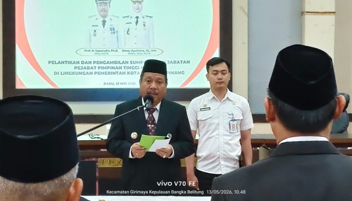Wali Kota Lantik 17 Pejabat Eselon II
