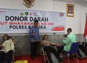 Kapolres Bangka Ikut Donorkan Darah
