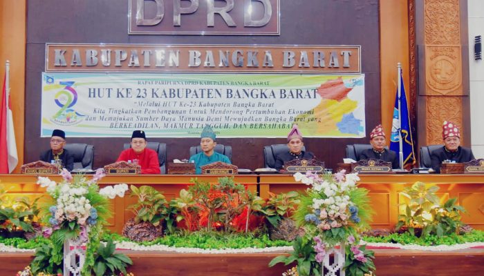 Kabupaten Bangka Barat Berusia 23 Tahun