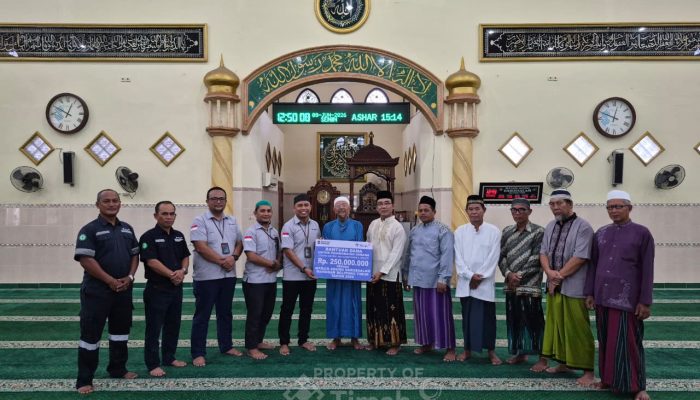 PT TIMAH Dukung Kenyamanan Masyarakat Beribadah