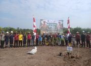 Tanam Bibit Pohon Produktif di Lahan Eks Tambang
